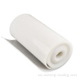 Grado de alimentos White Transparent Silicona Rollo de goma